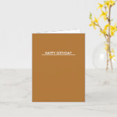 Doe me een plezier - generieke verjaardagskaart kaart (Gele Bloem)