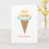 Doe me een smaak, ben mijn Valentijn, oh en lik me Kaart (Gele Bloem)