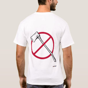 Doe me niet aan de kant! Ax & Red Circle - Terug T-shirt