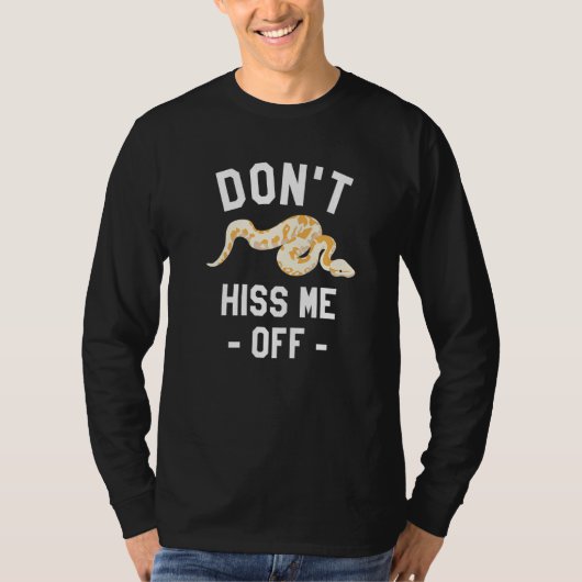 Doe me niet aan de rand van de python-slang, die R T-shirt (Voorkant)