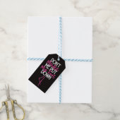 Doe Me Niet Dwingen Mijn Voet Te Neer - Grappige F Cadeaulabel (Met Touw)