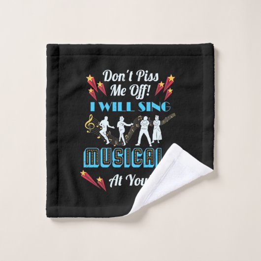 Doe Me Niet Tegen Musical Washandje (Wasdoekje)