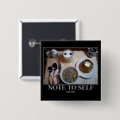 Doe Meds! Vierkante Button 5,1 Cm (Voorkant /achterkant)