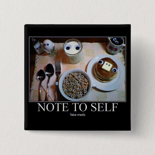 Doe Meds! Vierkante Button 5,1 Cm (Voorkant)