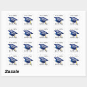 Doe mee aan Celebrating Envelope Seal Vierkante Sticker (Vel)
