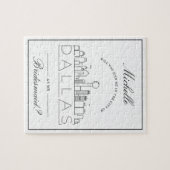 Doe mee aan Dallas Bridesmaid Request Jigsaw Legpuzzel (Horizontaal)