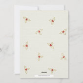 Doe mee aan de aangepaste foto van het wereldscrip feestdagenkaart (Achterkant)