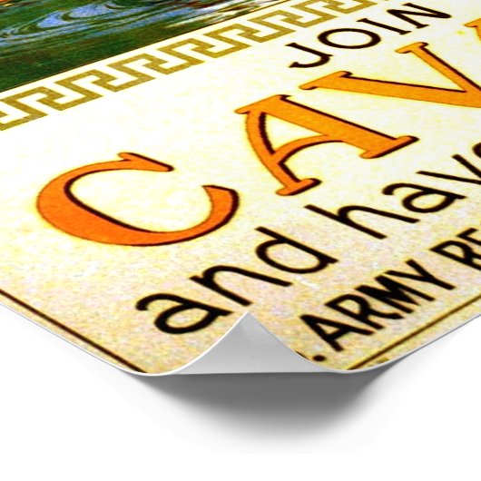 Doe mee aan de Cavalry - War Horse Poster (Hoek)