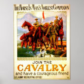 Doe mee aan de Cavalry - War Horse Poster (Voorkant)
