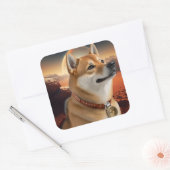 Doe mee aan de Crypto Revolutie met Dokoetine en S Vierkante Sticker (Envelop)