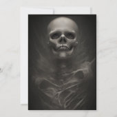 Doe mee aan de Dead Halloween Party Invitation Kaart (Achterkant)