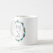 Doe mee aan de Mok van de Werelblauw met Kerstmis (Voorkant links)