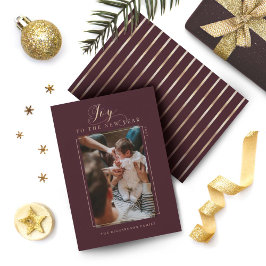 Doe mee aan de nieuwjaarsfoto's en stripes feestdagenkaart