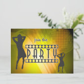 Doe mee aan de partijuitnodiging kaart (Staand voorkant)