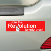 Doe mee aan de revolutie Bernie 2016 Bumpersticker (Op auto)