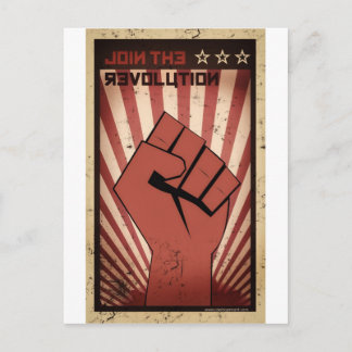 Doe mee aan de revolutie briefkaart
