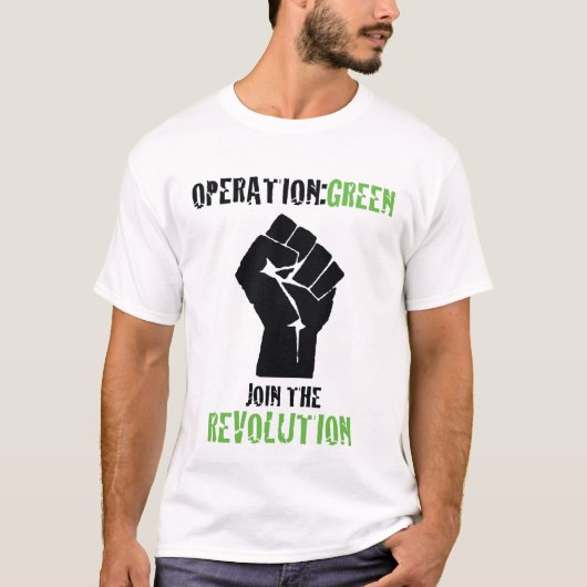 Doe mee aan de revolutie t-shirt (Voorkant)