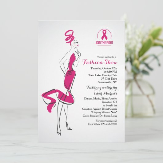 Doe mee aan de uitnodiging van het Show van de Mod (Staand voorkant)