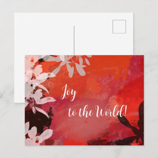 Doe mee aan de wereld! briefkaart (Voorkant / Achterkant)