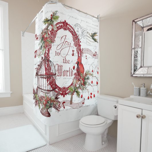 Doe mee aan de wereld douchegordijn (In situ)