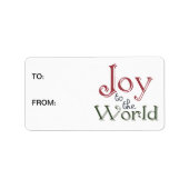 Doe mee aan de wereld etiket (Voorkant)