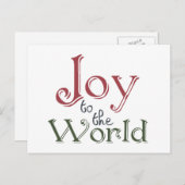 Doe mee aan de wereld feestdagenkaart (Voorkant / Achterkant)