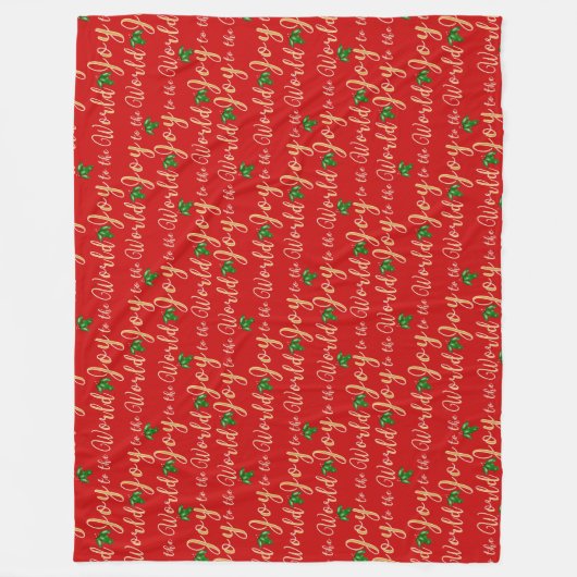 Doe mee aan de Wereld Gold Fleece Deken (Voorkant)