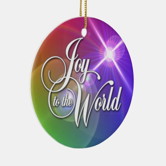 Doe mee aan de wereld keramisch ornament (Rechts)