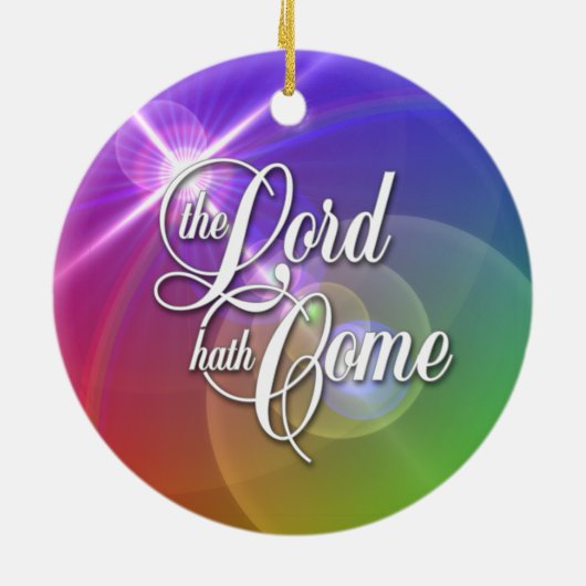 Doe mee aan de wereld keramisch ornament (Achterkant)