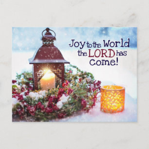 Doe mee aan de wereld, kerstkarol feestdagenkaart