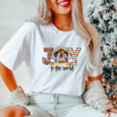 Doe mee aan de wereld met kerstfeest T-shirt