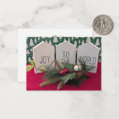 Doe mee aan de wereld notitiekaartje (Voorkant / Achterkant in situ)