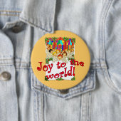 Doe mee aan de wereld! ronde button 4,0 cm (In situ)