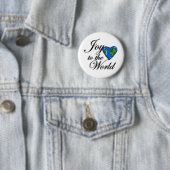 Doe mee aan de wereld ronde button 5,7 cm (In situ)