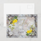 Doe mee aan de wereld van de marmersteencollage CC Feestdagenkaart (Voorkant / Achterkant)