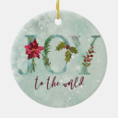 Doe mee aan de wereldbloeiende winter keramisch ornament (Achterkant)