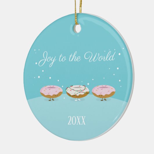 Doe mee aan de Werelddonuts | Versiering Keramisch Ornament (Links)