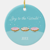 Doe mee aan de Werelddonuts | Versiering Keramisch Ornament (Achterkant)