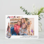 Doe mee aan de Wereldtypografie en de Fir Tree Mon Feestdagenkaart (Staand voorkant)