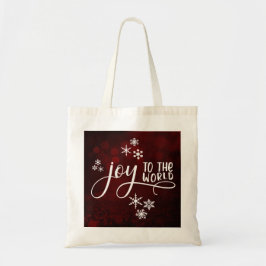 Doe mee aan de Wereldtypografie en Snowflakes Tote Bag