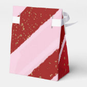 Doe mee aan de Wereldwijde feestdag, roze en rode  Bedankdoosjes (Achterkant)