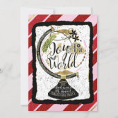 Doe mee aan de Wereldwijde feestdag, roze en rode  Kaart (Voorkant)