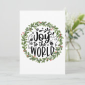 Doe mee aan de Wereldwijde Waterverf Feestdagenkaart (Staand voorkant)