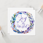 Doe mee aan de Wereldwijde Waterverf Kaart (Voorkant / Achterkant in situ)