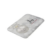 Doe mee aan de World Elegant Silver Kerstbal Badmat (Gekanteld)