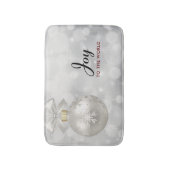 Doe mee aan de World Elegant Silver Kerstbal Badmat (Voorkant Verticaal)