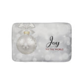 Doe mee aan de World Elegant Silver Kerstbal Badmat (Voorkant)