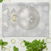 Doe mee aan de World Elegant Silver Kerstbal Theedoek (Gevouwen)