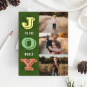 Doe mee aan de World Holiday Family Photo Collage  Feestdagenkaart