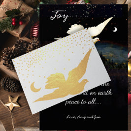 Doe mee aan de World Kerstfeestdag - Real Gold Folie Kaarten